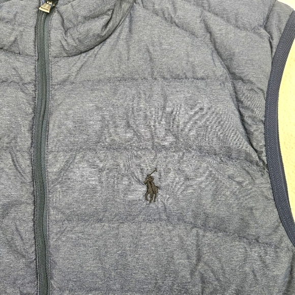 NWT!!! Polo Ralph Lauren Performance 750 Fill Navy Blue Puffer Vest. Size XL - Picture 2 of 10